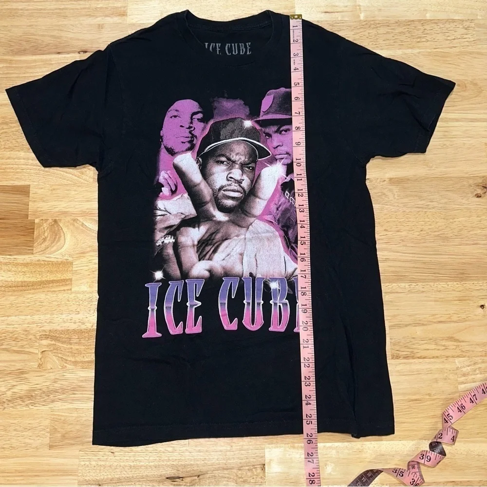 Ice Cube Black and Pink Short Sleeve Graphic Tee | S